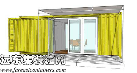 Sunset Idea House 的建筑設(shè)計圖,集裝箱活動房,住人集裝箱房屋,二手集裝箱