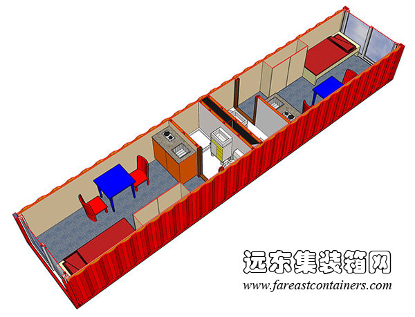 Tempohousing 對單個集裝箱的其他利用方式,集裝箱房屋,集裝箱建筑,集裝箱住宅,集裝箱活動房,住人集裝箱