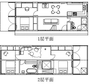 集裝箱住宅平面設(shè)計(jì)圖,集裝箱房屋,集裝箱活動(dòng)房,住人集裝箱,集裝箱建筑